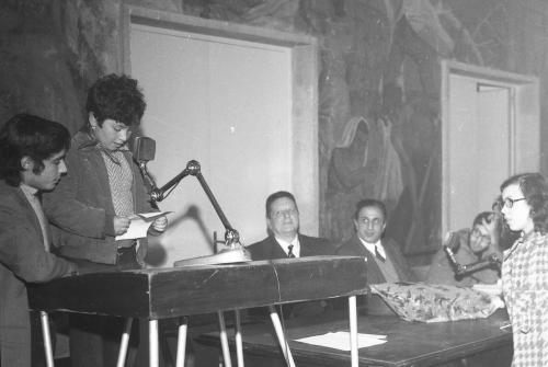 1972 FEBBRAIO CONGR.PROV . II  16 GIORGIO AMENDOLAFRASNCO DANIELE I PIONIERI
